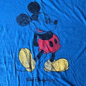 Walt Disney Park Women's V-neck Mickey Mouse T-shirt NWT